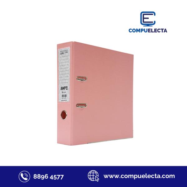 ARCHIVADOR AMPO LUX T-830 CARTA ROSADO (EDJJ)