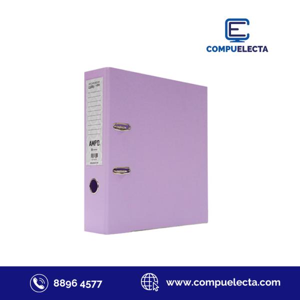 ARCHIVADOR AMPO LUX T-830 CARTA LILA (EDJJ)