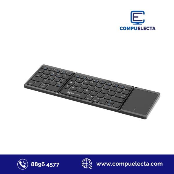 TECLADO PORTATIL KLIP FLEXPLIT KCK-650S-BK INALAMBRICO