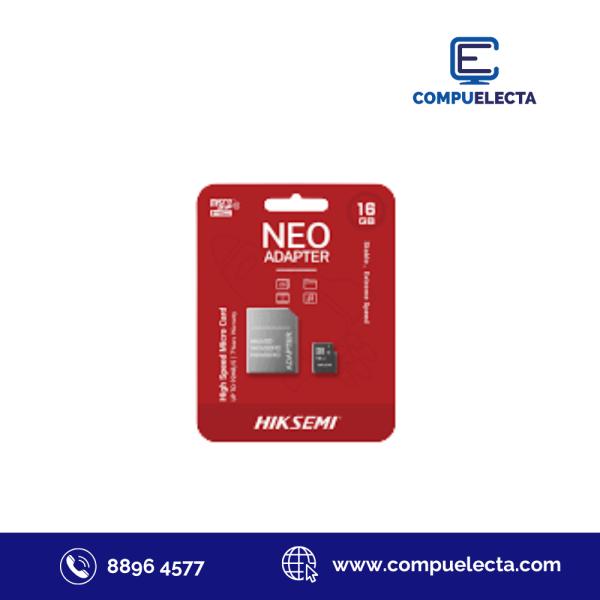 MEMORIA MICRO SDHC 16GB HIKSEMI CLASE10 HS-TF-C1